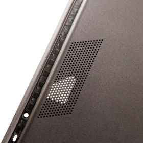 Fan port on the back of back of a laptop 